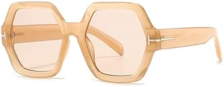 

Модные солнцезащитные очки Polygon для женщин, ретро-очки большого размера, женские солнцезащитные очки, мужские очки с защитой от УФ-излучения UV400 MTZJH, C4