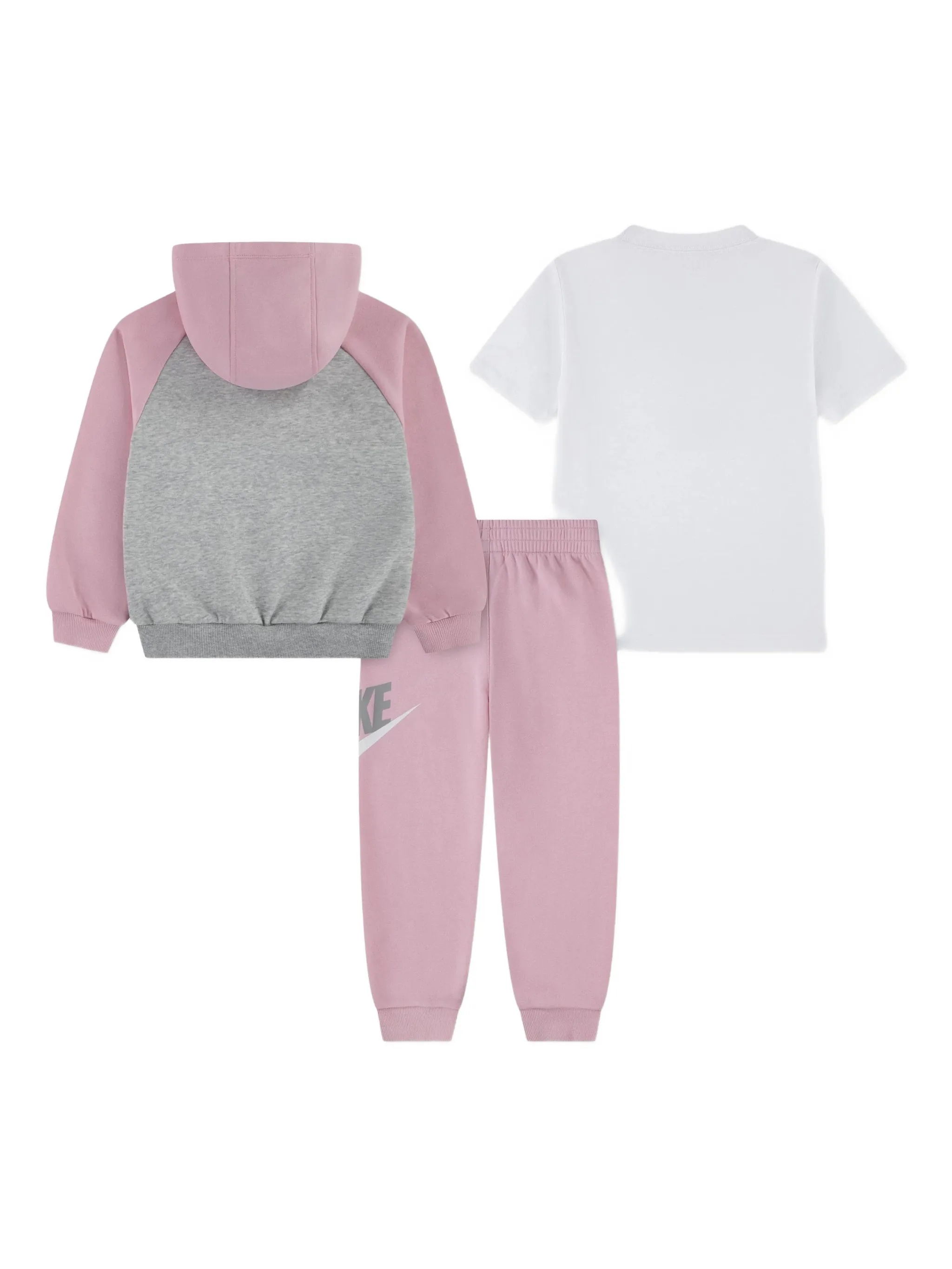 Спортивный костюм с логотипом (комплект из трех) Nike Kids, розовый — фото 2