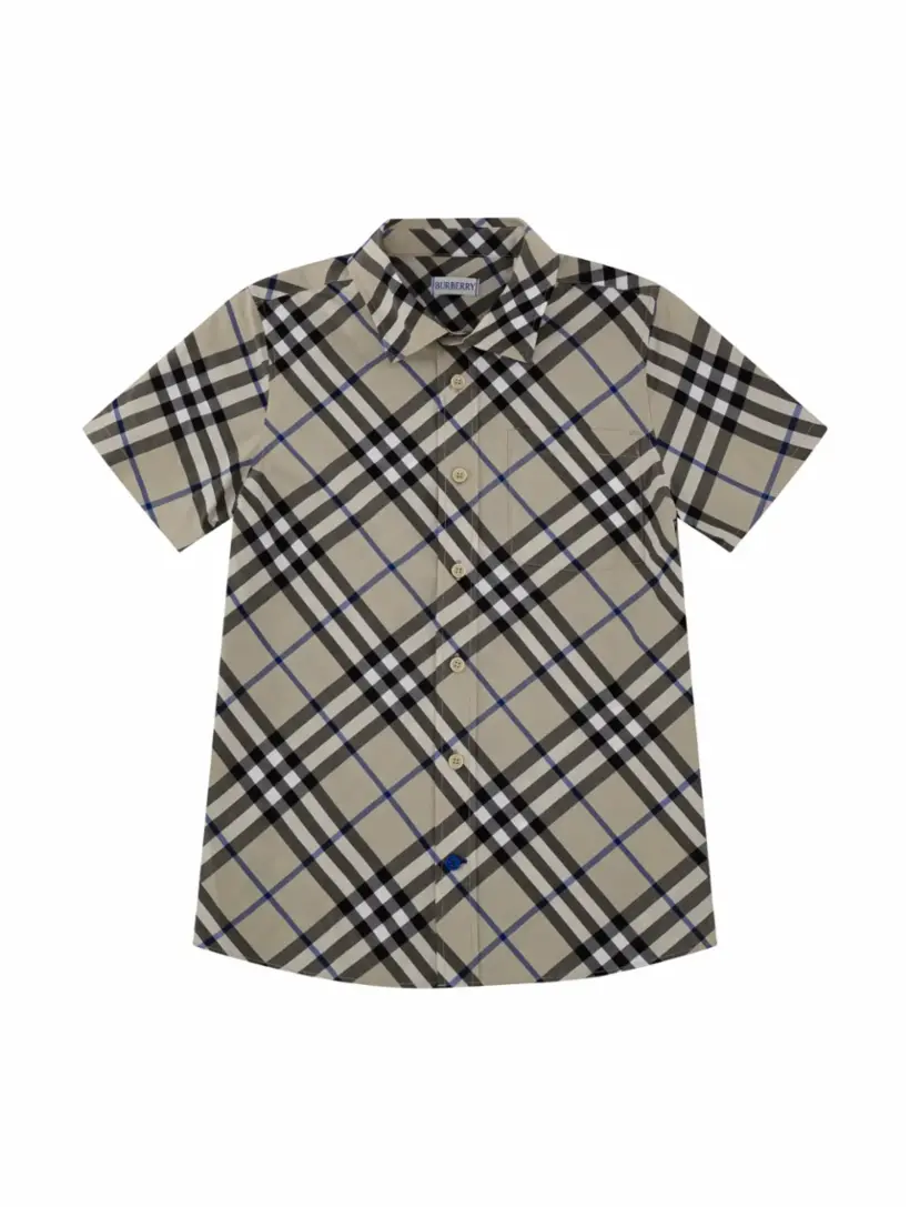

Хлопковая рубашка Vintage Check Burberry, мультиколор