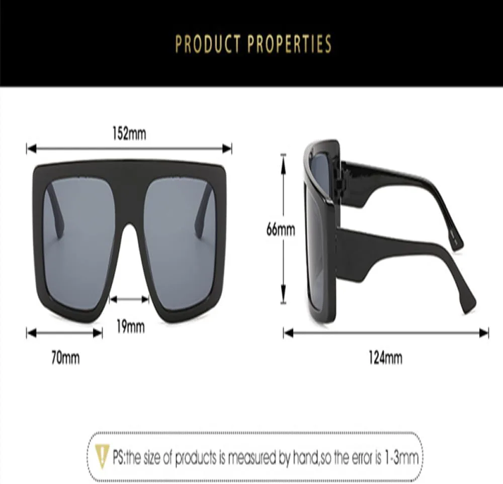 

Модные, стильные, большие панк-солнцезащитные очки для женщин и мужчин, уникальные солнцезащитные очки класса люкс с защитой от УФ-излучения UV400 generic, Brown Tea