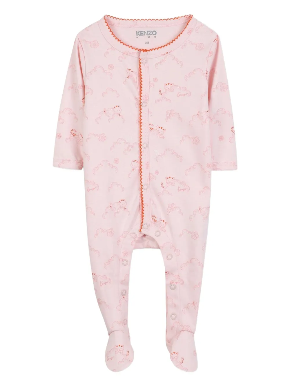 

Пижама с принтом Kenzo Kids, розовый