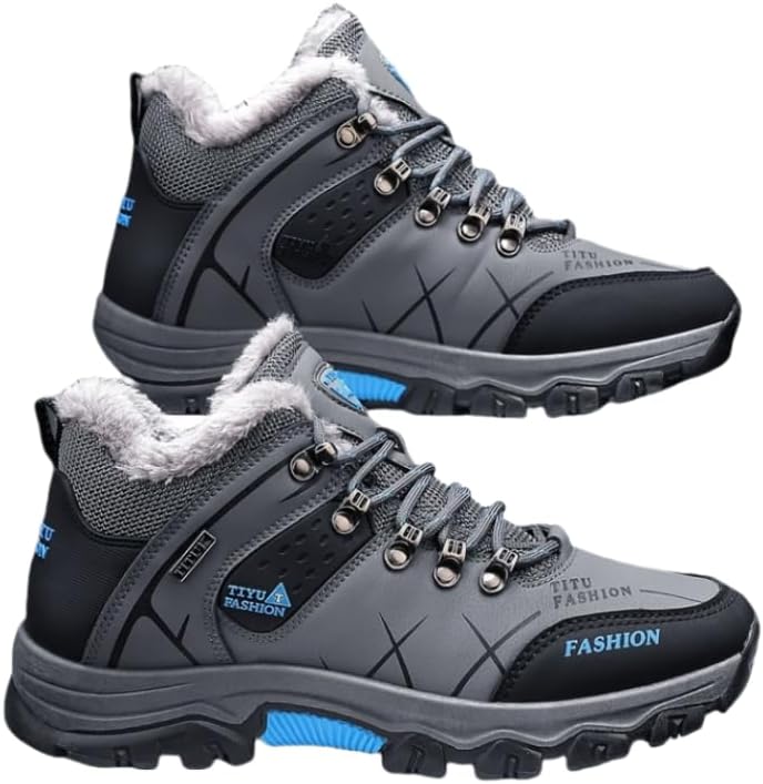 

Мужские зимние спортивные ботинки с теплой подкладкой Hhhchpm, серый