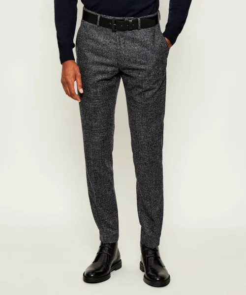 

Шерстяные брюки держали Slim fit Tiger Of Sweden, серый
