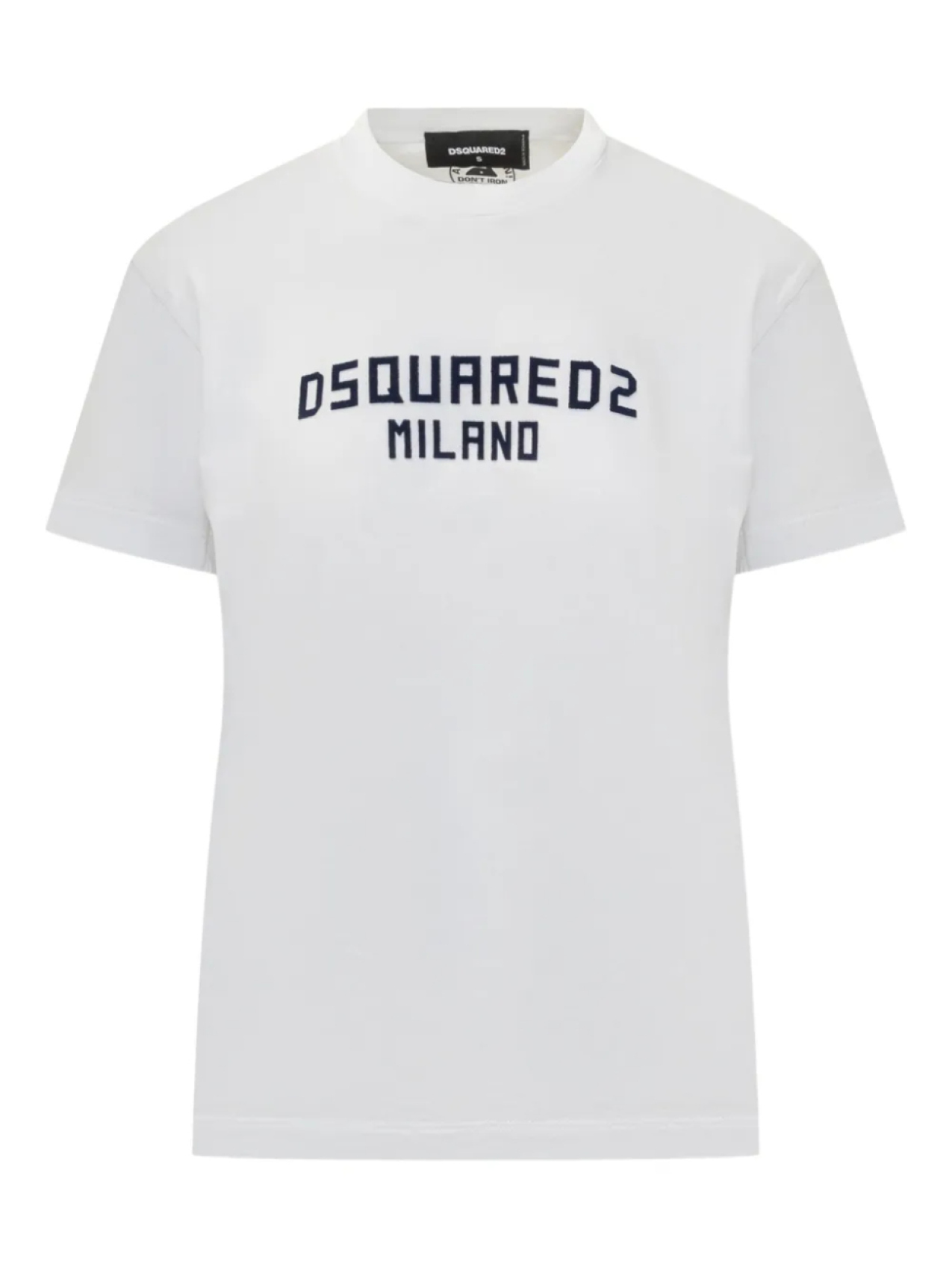 

Футболка с вышитым логотипом DSQUARED2, белый