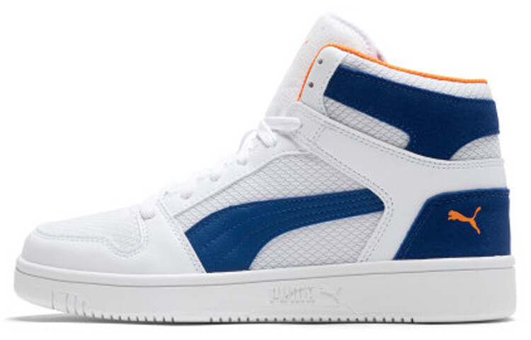 

Кеды Puma Rebound Skateboarding Unisex 370913-01, белый/синий