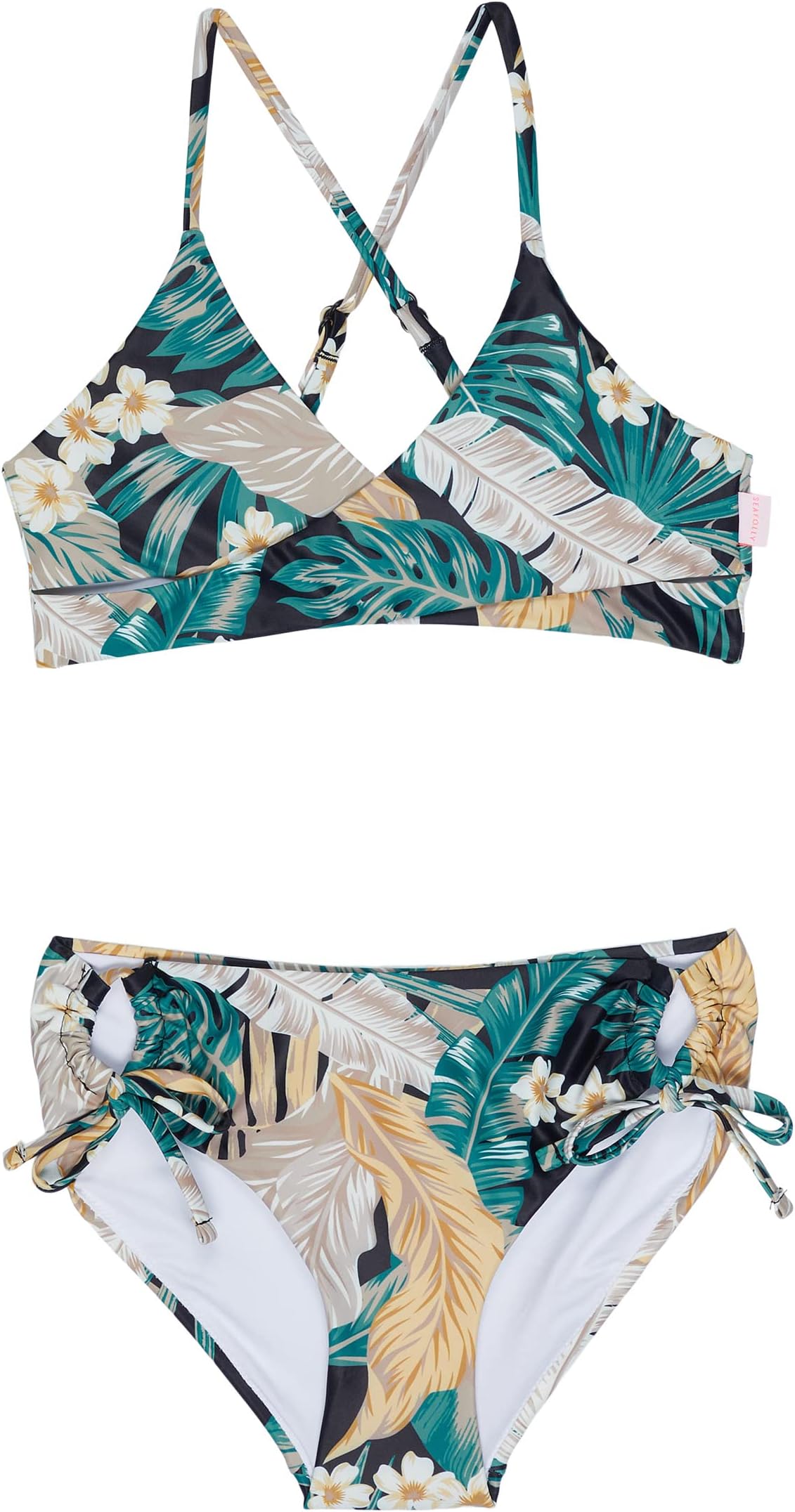 

Купальник Seafolly Kids Saint Lucia Wrap Bikini, цвет Saint Lucia