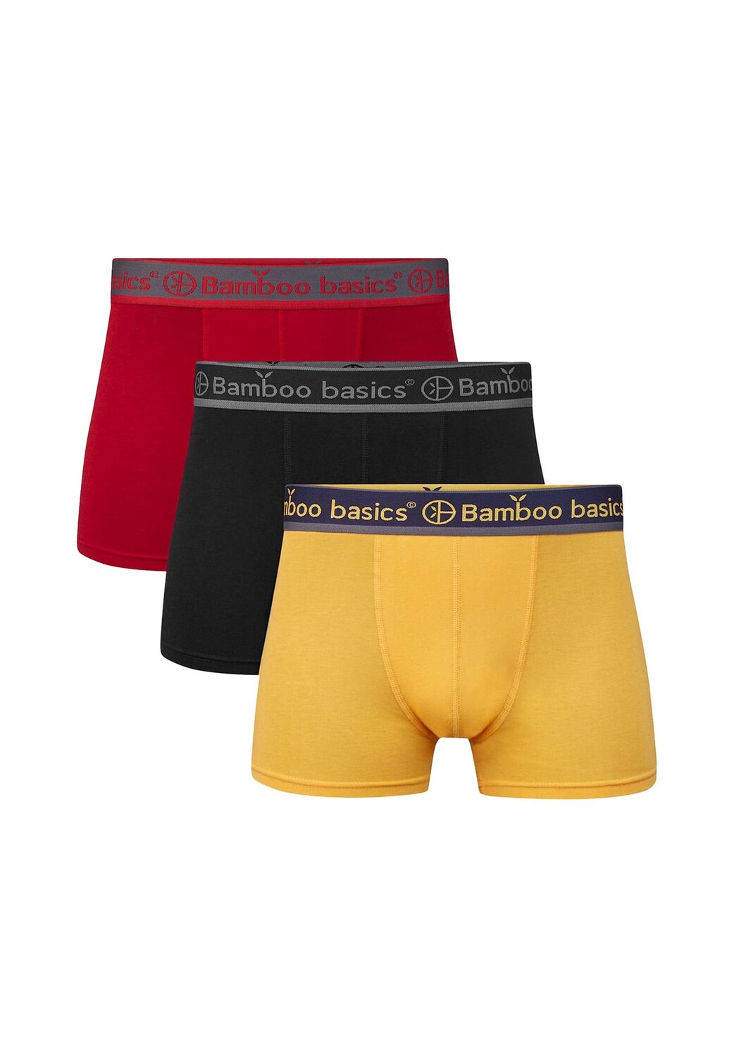 

Набор из 3 шорт/брюк в стиле ретро Liam Bamboo Basics, цвет Rot Schwarz Gelb