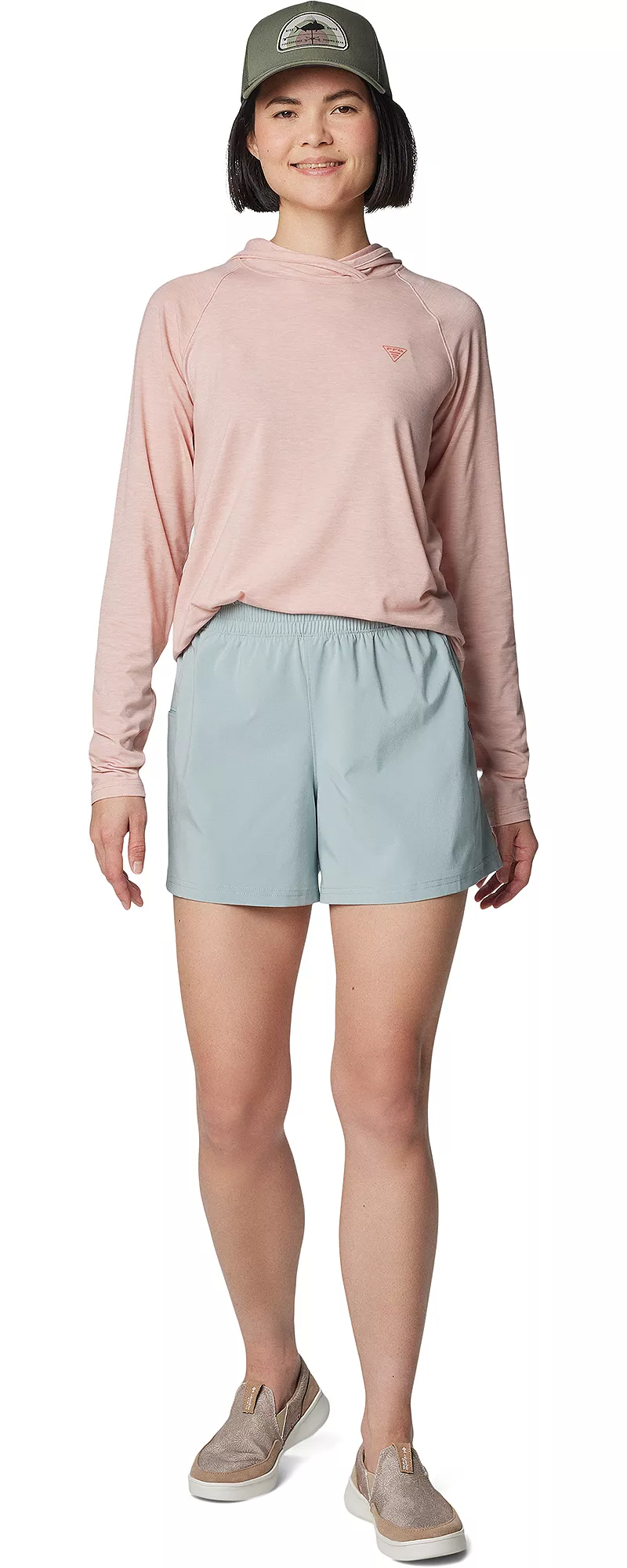 

Женские шорты Columbia PFG Uncharted, цвет Crushed Blue