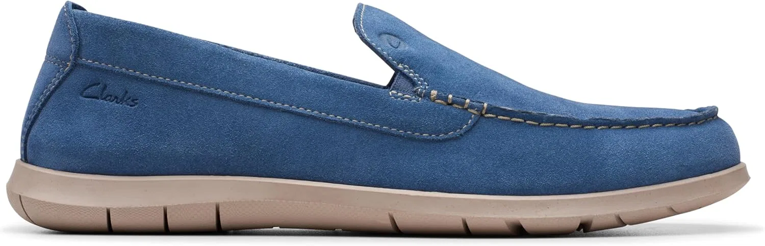 Лоферы Flexway Step, Clarks, голубой — фото 2