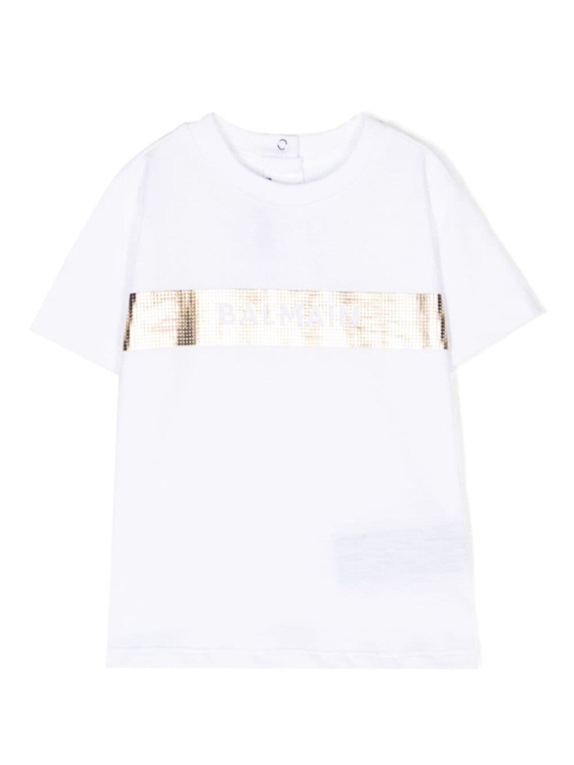 

Balmain Kids футболка с аппликацией, белый