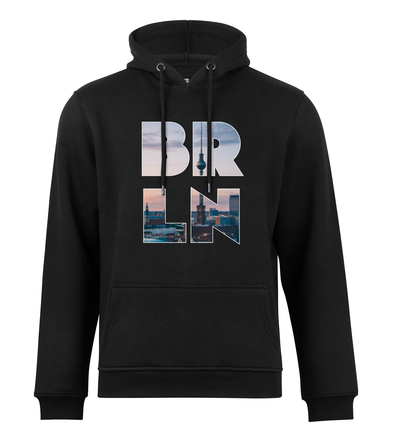 

Толстовка Cotton Prime Skyline Hoodie Berlin Weltenbummler Kollektion, черный