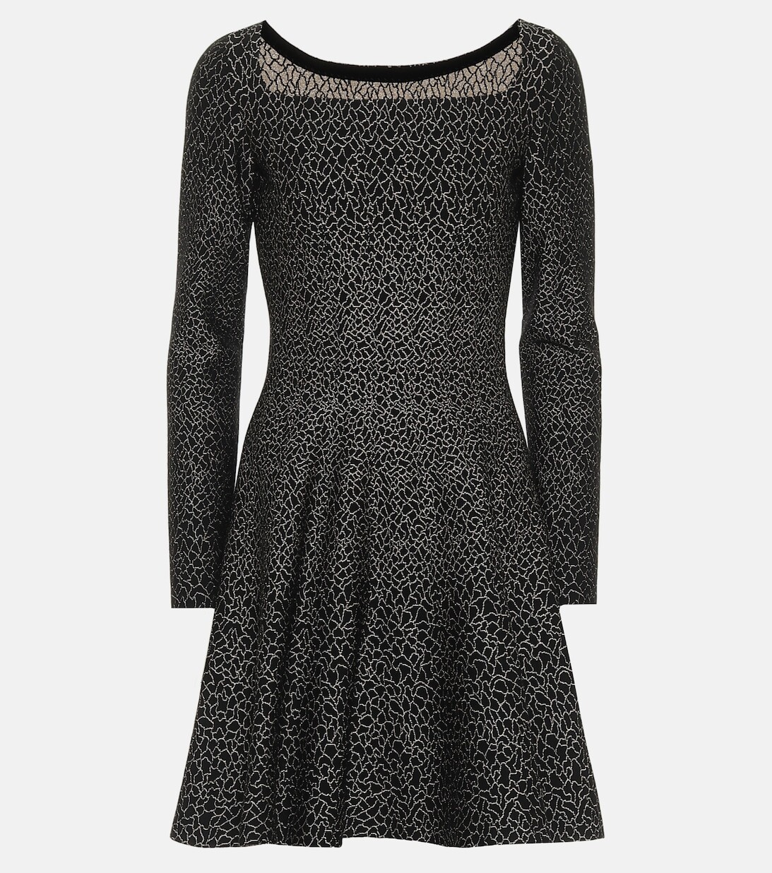 

Вязаное мини-платье ALAÏA, черный