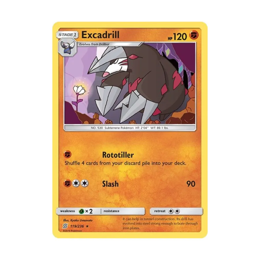 

CCG Экскадрил (R) № 119/236 (обратная голограмма), Pokemon - SM - Unified Minds - Singles
