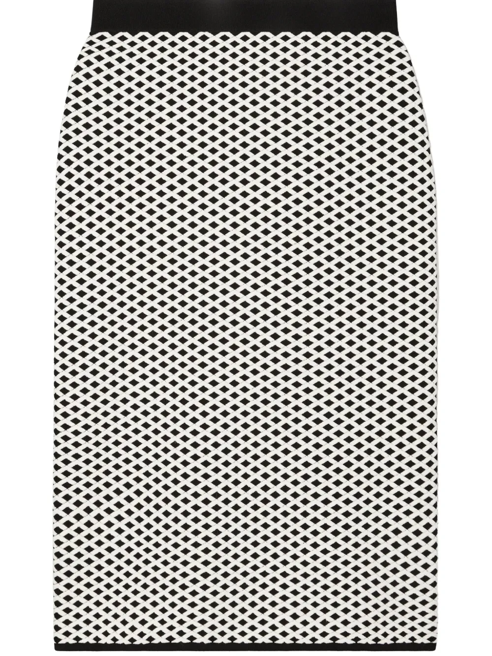 

Жаккардовая юбка Tory Burch, черный