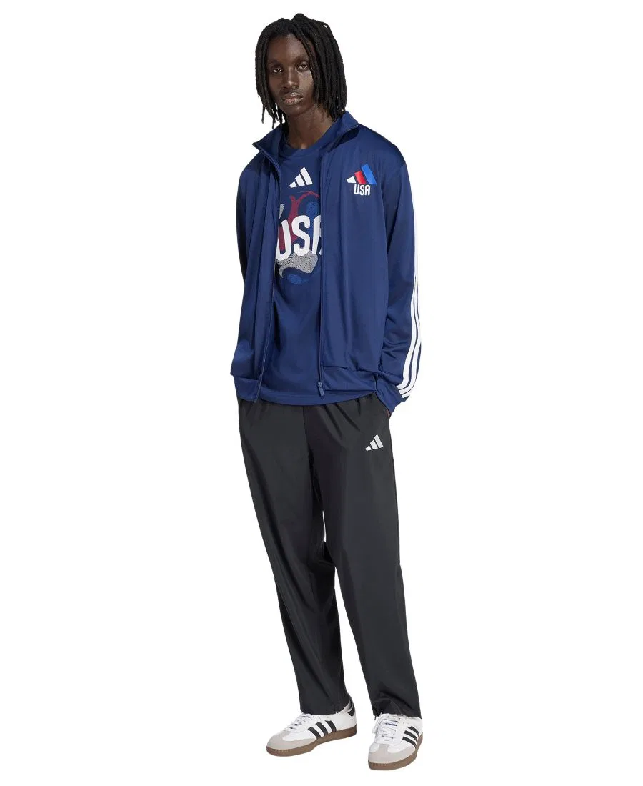 Мужская спортивная куртка сборной США на Чемпионат мира по футболу FIFA 2026 adidas, Blue — фото 2
