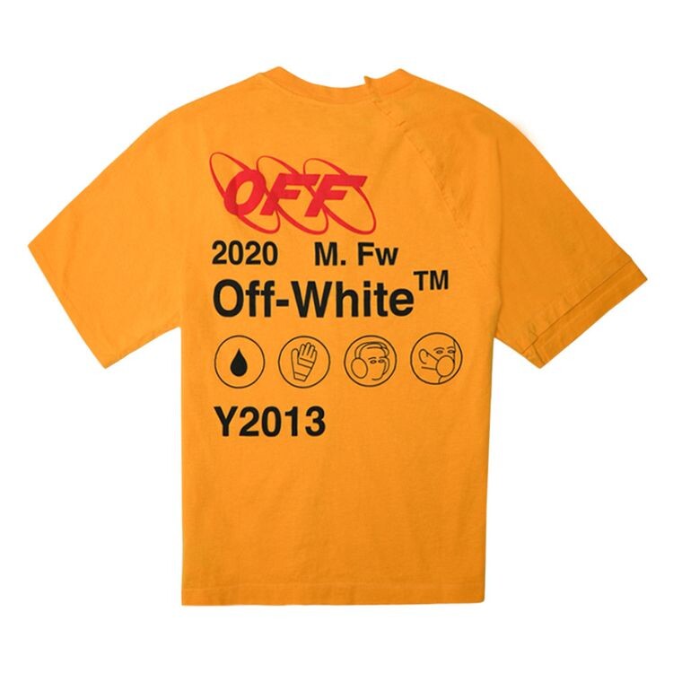 Футболка Off-White Industrial Y013 Short-Sleeve Recon Tee Yellow/Black, желтый — фото 2