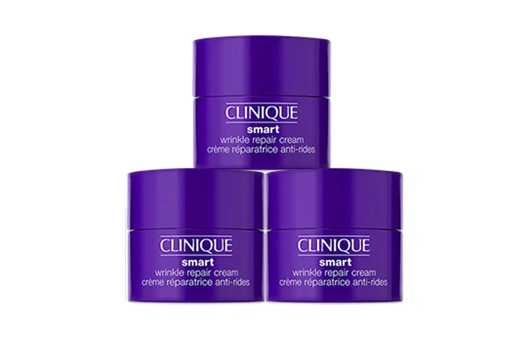 Набор образцов крема для лица антивозрастной Clinique 15ml*3 фиолетовый — фото 2
