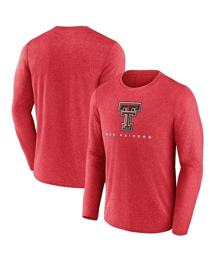 

Мужская красная футболка Texas Tech Red Raiders Defender с длинным рукавом Fanatics