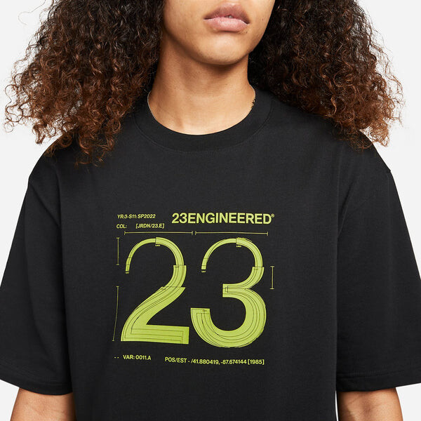 Футболка Air Jordan 23 Engineered 85 T-Shirt 'Black', черный — фото 2