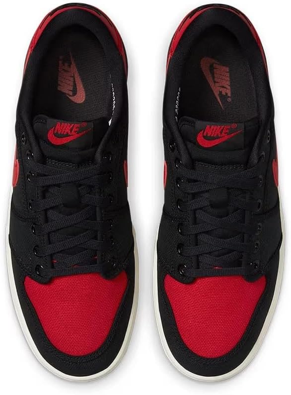 Мужские кроссовки Nike AJKO 1 Low Black/Varsity Red-Sail (DX4981 006) Jordan, белый/синий — фото 4
