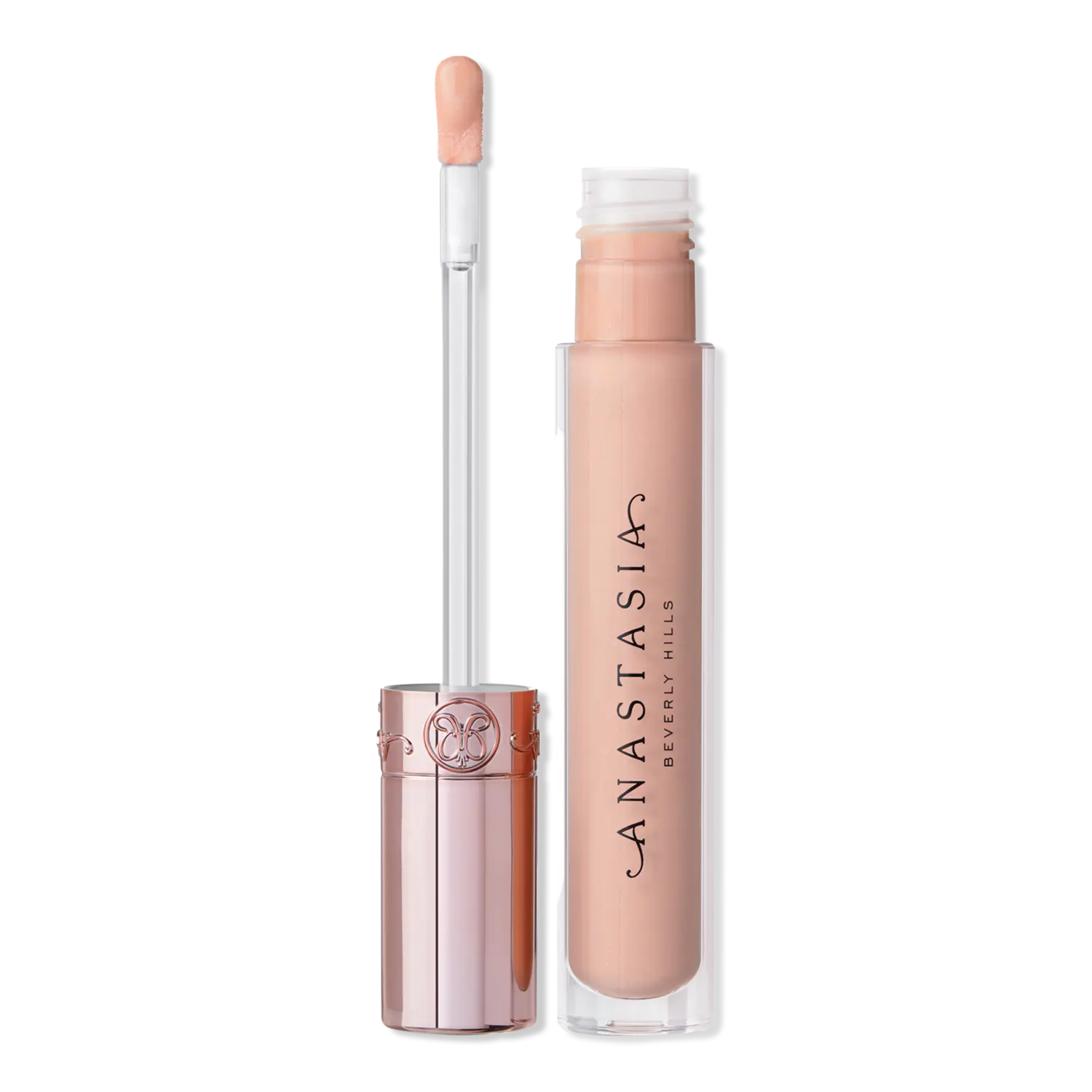 

Универсальный сияющий тонирующий блеск для губ Anastasia Beverly Hills, Cantalope (Nude peach with sparkling reflects)