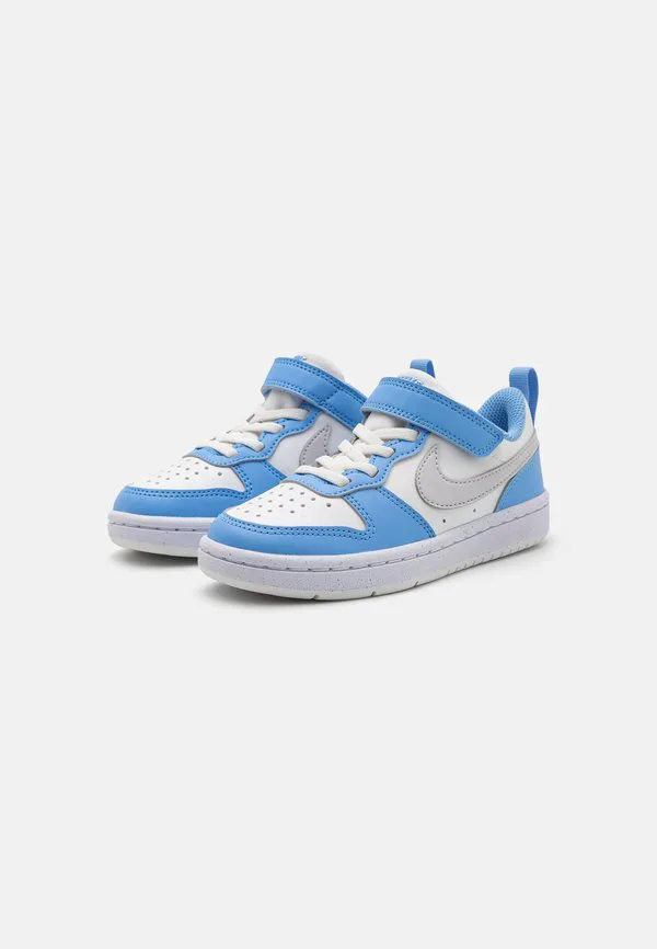 Кроссовки унисекс court borough recraft Nike Sportswear, Summit White/Vast Grey/Cobalt Pulse/White — фото 2