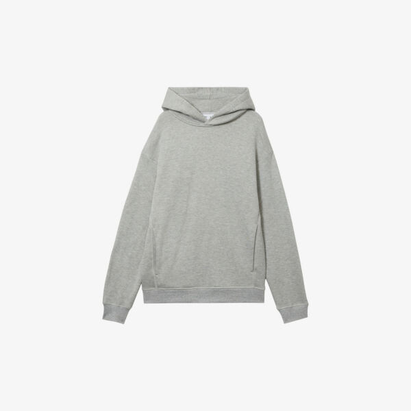 

Толстовка с капюшоном из смеси модала и карманов Reiss x 100 ciels flynn Reiss, серый