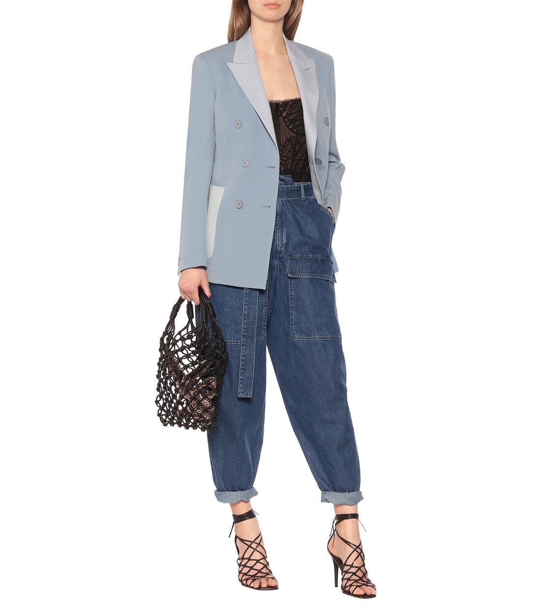 Зауженные джинсы с высокой талией Stella McCartney, Mid Summer — фото 2