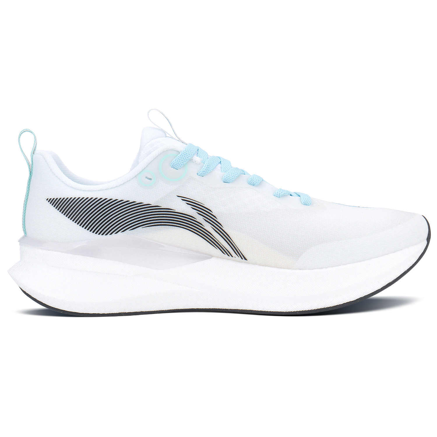 Li-Ning Li Ning Red Hare 8PRO Текстильные амортизирующие износостойкие низкие кроссовки для повседневного бега Unisex синий белый — фото 4