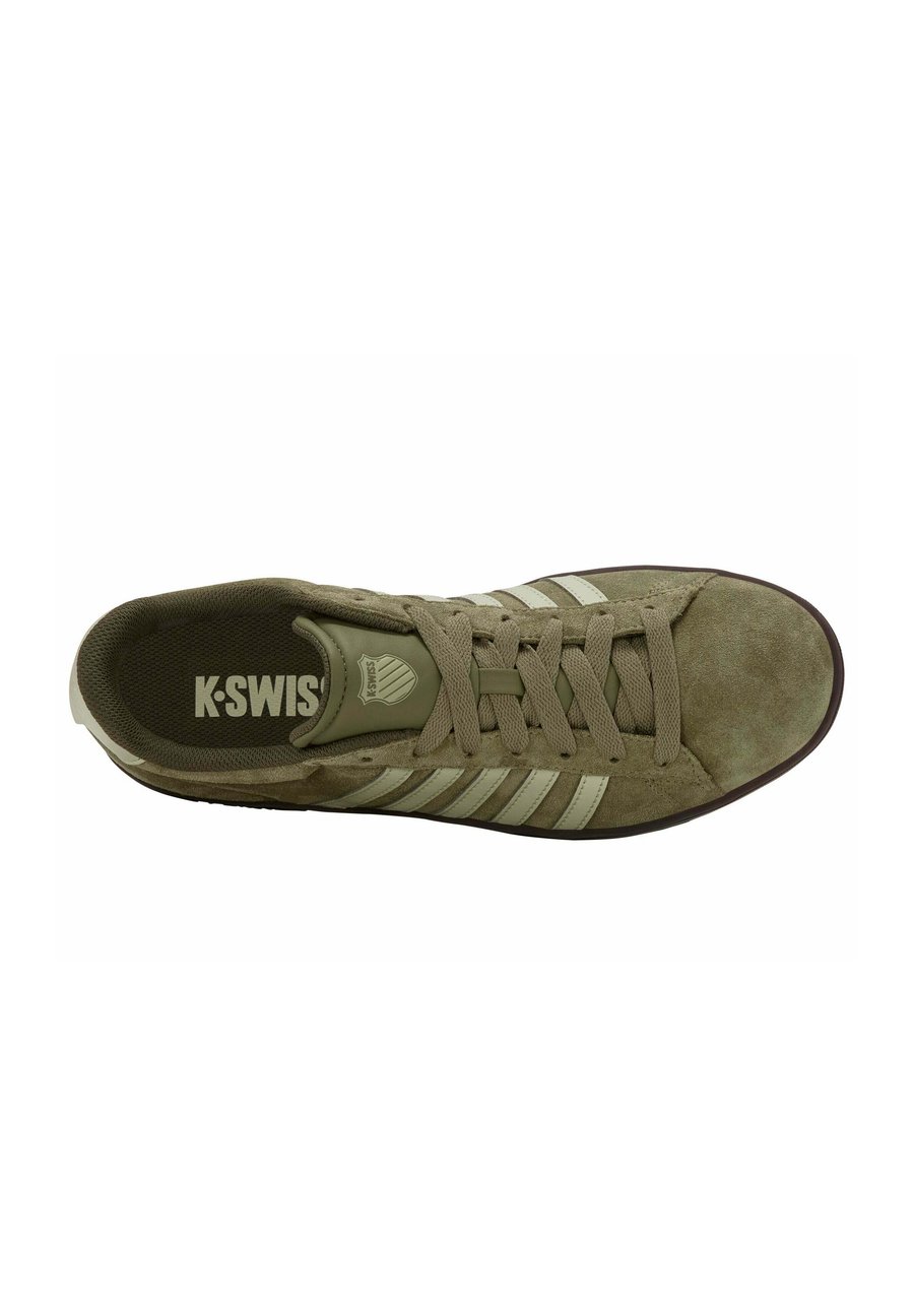 Кроссовки K-SWISS Court Tiebreak II SDE, Burnt Olive Black Coffee Alfalfa/Olive — фото 4
