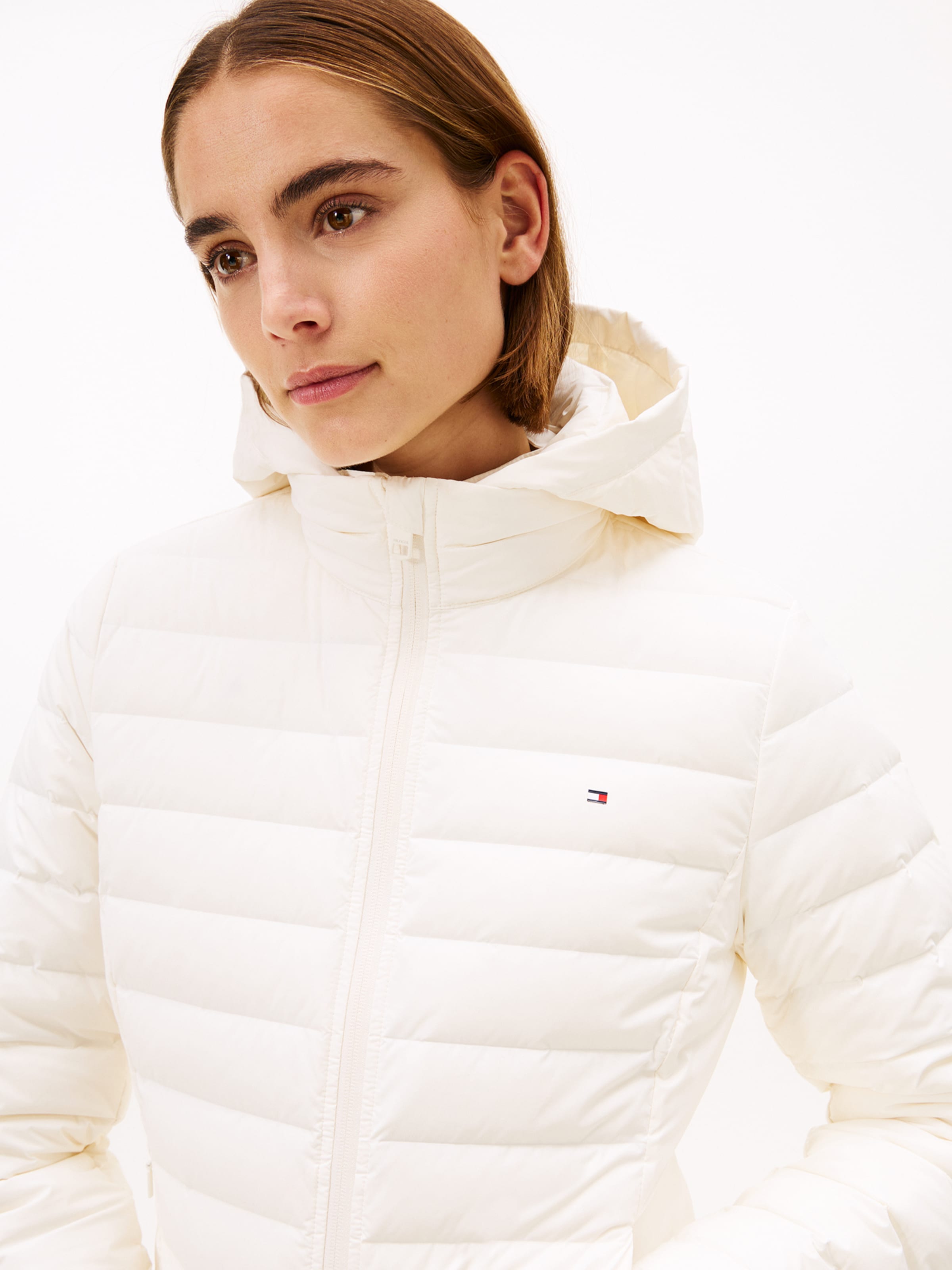 TOMMY HILFIGER Куртка для межсезонья в белом цвете — фото 2