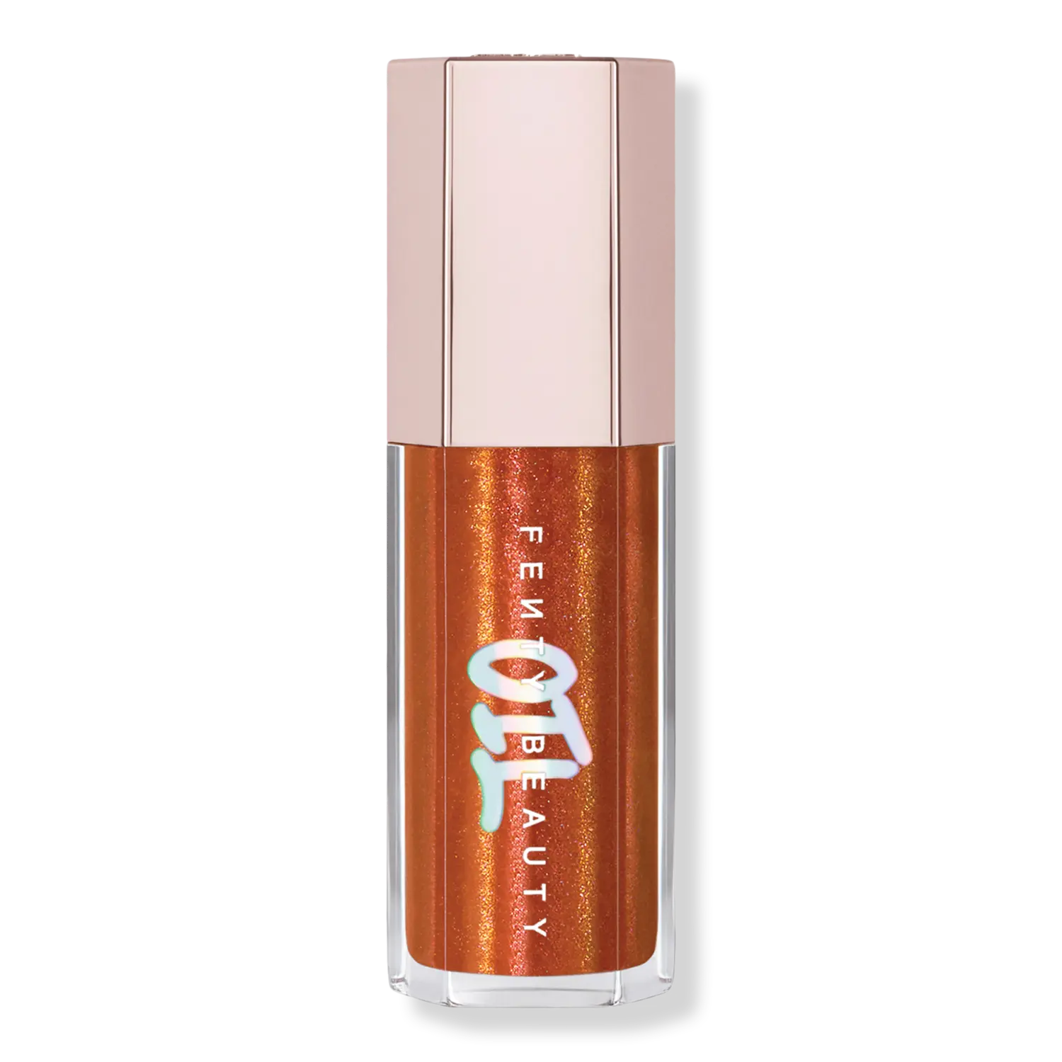 

Блеск для губ Gloss Bomb Oil Luminizing Lip Oil 'N Gloss FENTY BEAUTY by Rihanna, FRO$TED BUNZ (sparkling amber gold)