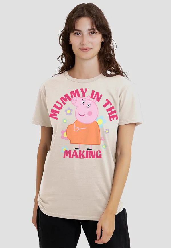 

Футболка с принтом "будущая мумия" Hasbro, Off-White, Белый, Футболка с принтом "будущая мумия" Hasbro, Off-White