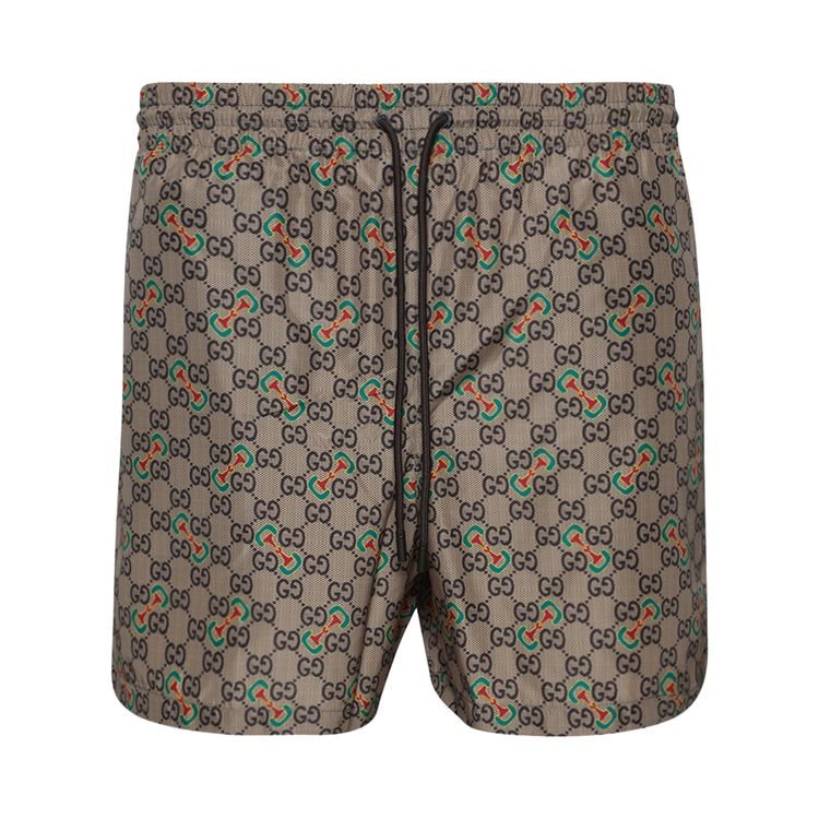 

Шорты Gucci Swim Shorts 'Green/Gold', зеленый