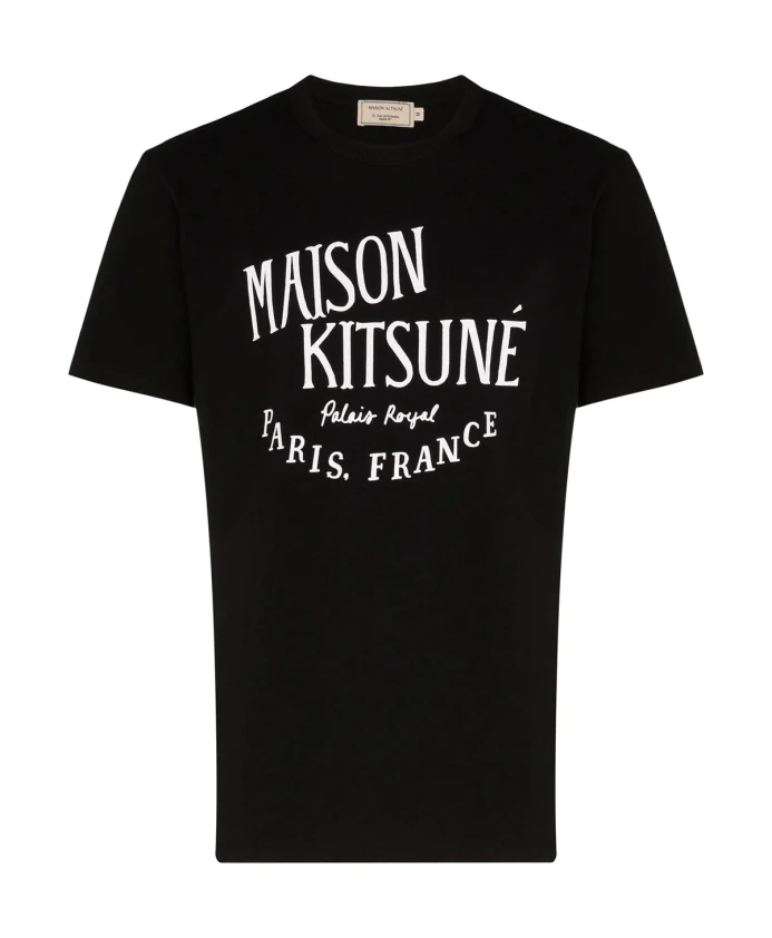 

Классическая футболка и поло Maison Kitsuné, черный