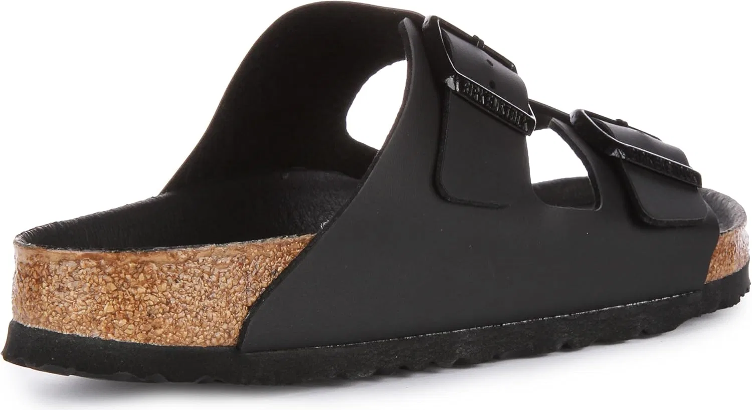Сандалии унисекс Birkenstock Erwachsene Arizona Birko-Flor schmal, Black — фото 3