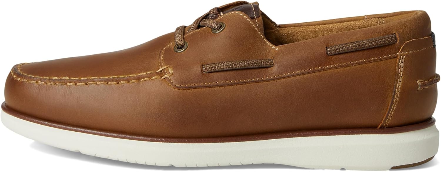 Мужские мокасины Florsheim Tropics с эластичной шнуровкой и открытой шнуровкой, коричневый — фото 4