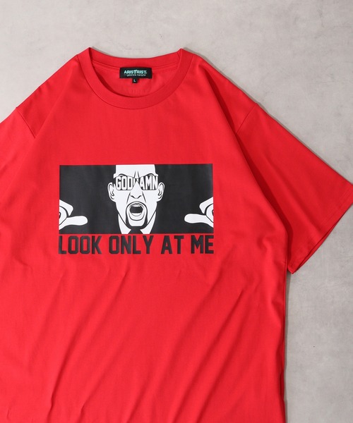 

Футболка с принтом ARISTRIST, красный