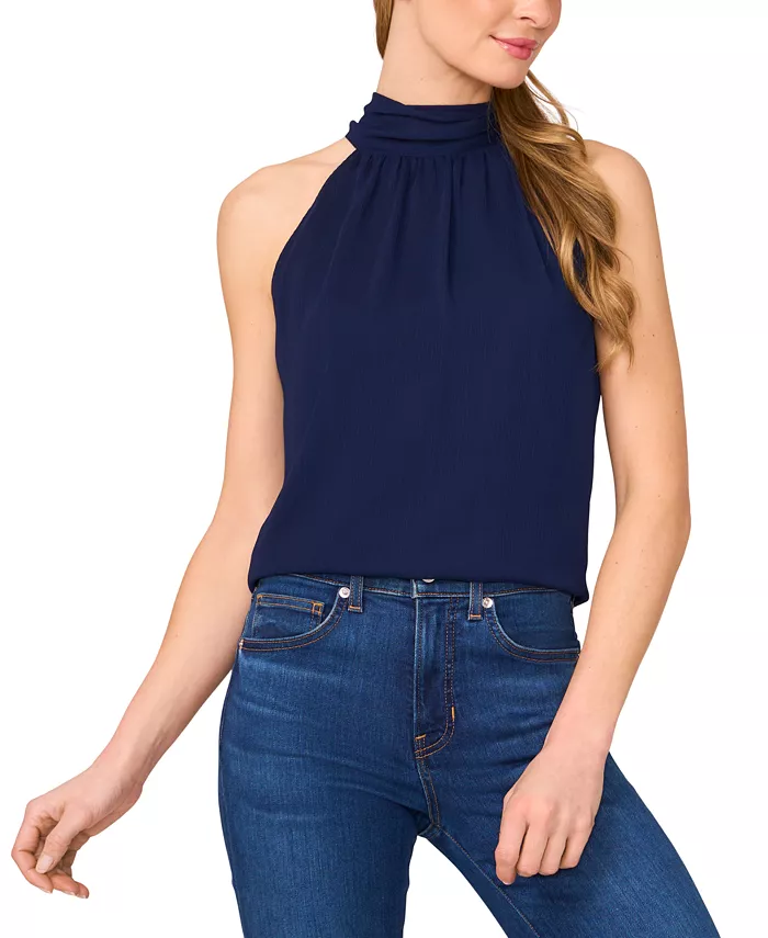 

Женский топ-бюстье без рукавов Halter Top CeCe, синий