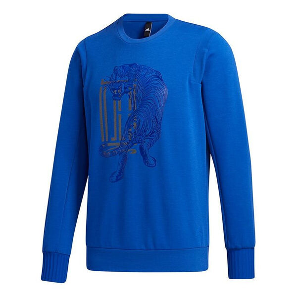 

Толстовка adidas Wuji Graphic Sweatshirt - Blue, синий