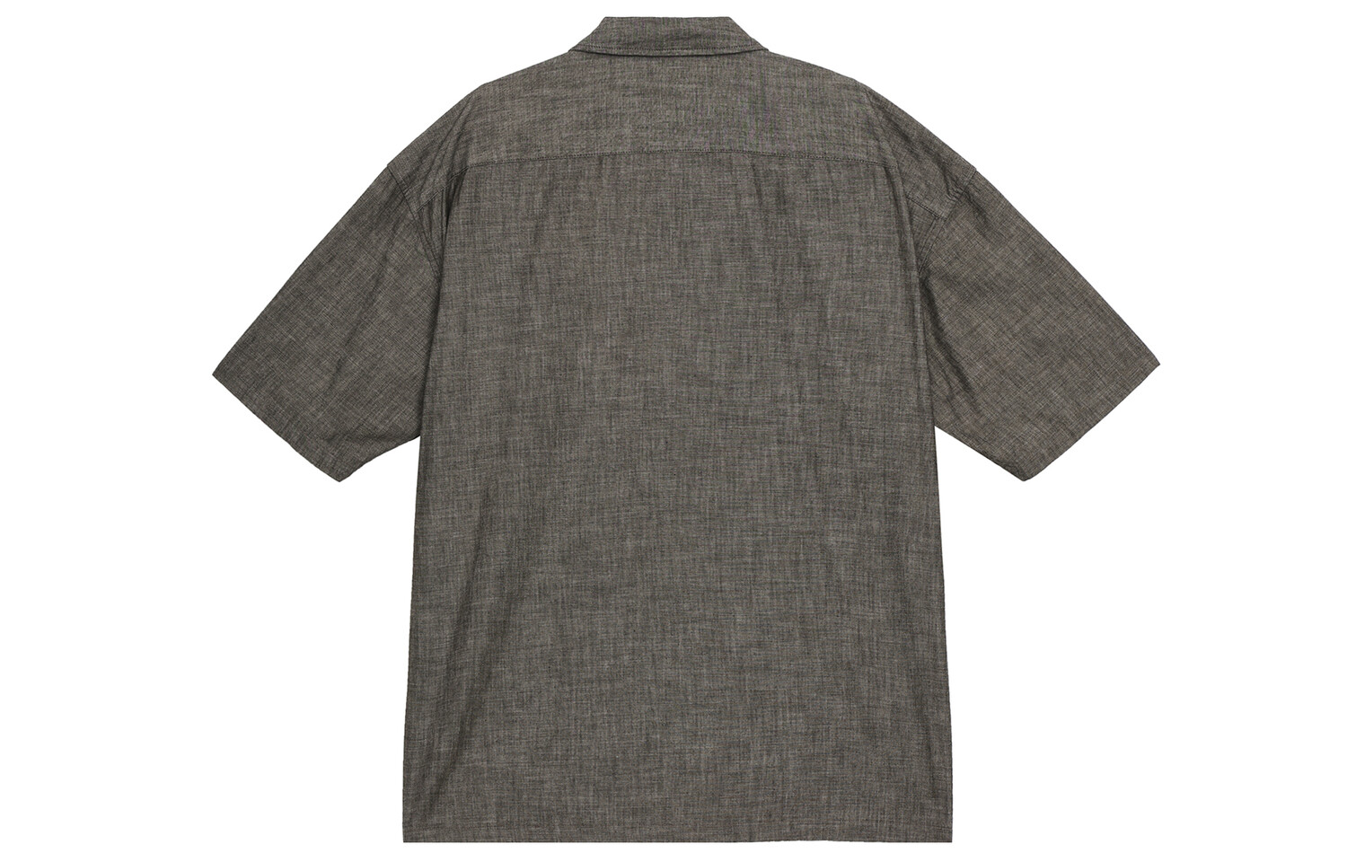 

Рубашка унисекс пыльно-зеленая Uniqlo, зеленый
