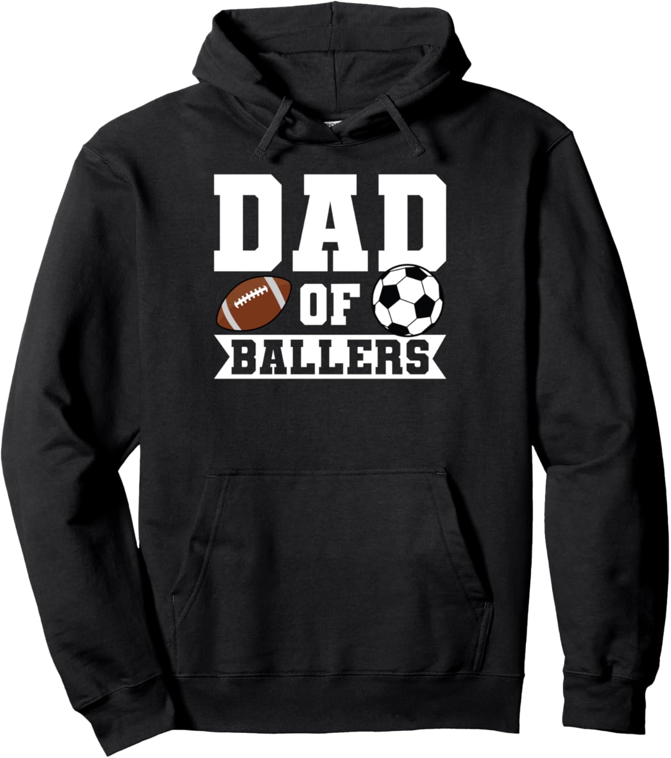 

Худи «Папа футболиста» Soccer Player Gift Ideas, черный