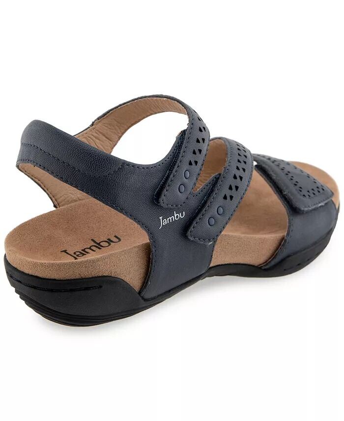 Женские повседневные сандалии Makayla Slip on Flat Jambu, синий — фото 3