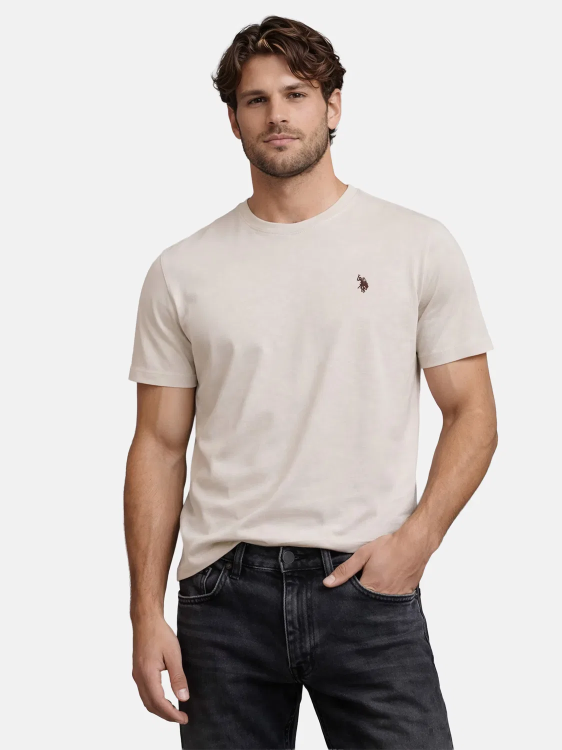 Футболка U.S. Polo Assn., Sand — фото 3