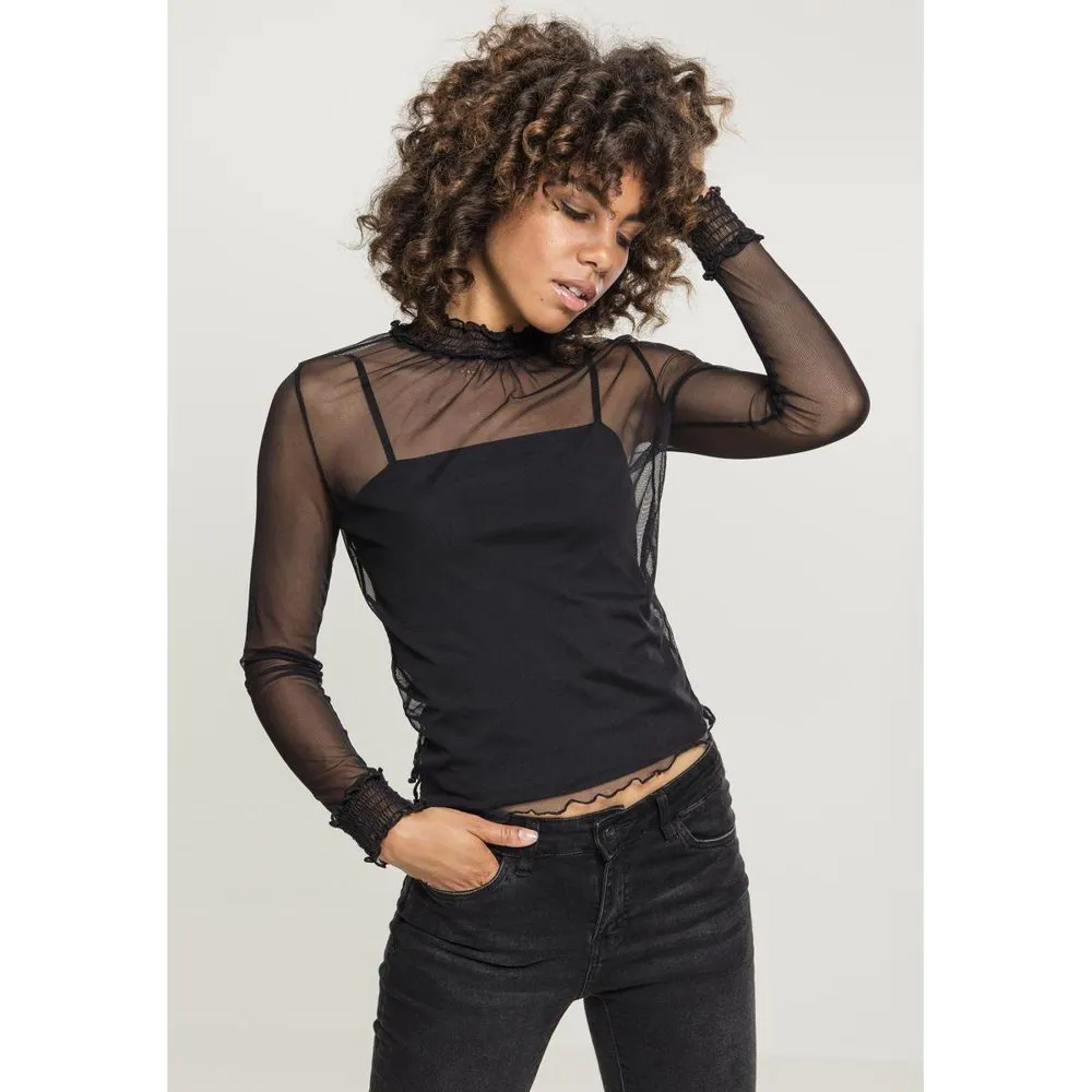 

Футболка Urban Classics Double Layer Meh, черный