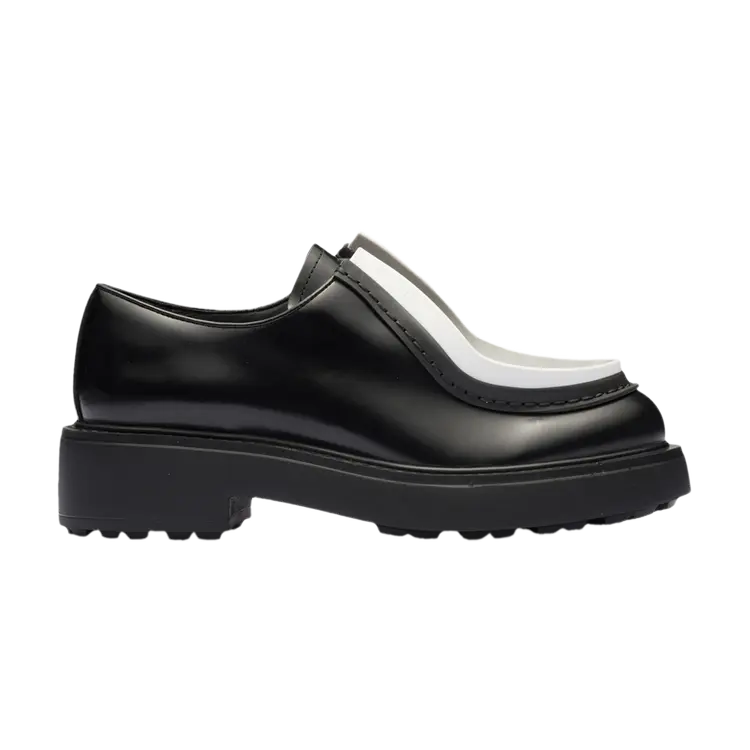 Кроссовки Prada Wmns Brushed Leather Lace-Up, черный