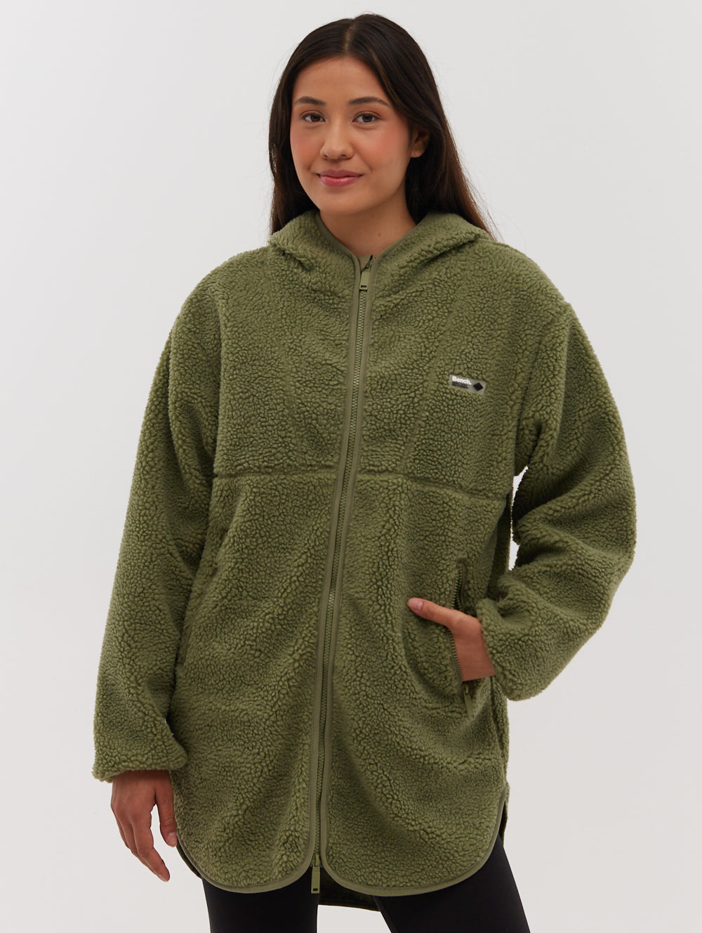 

Куртка Brilli Longline Sherpa Bench., цвет lt khaki
