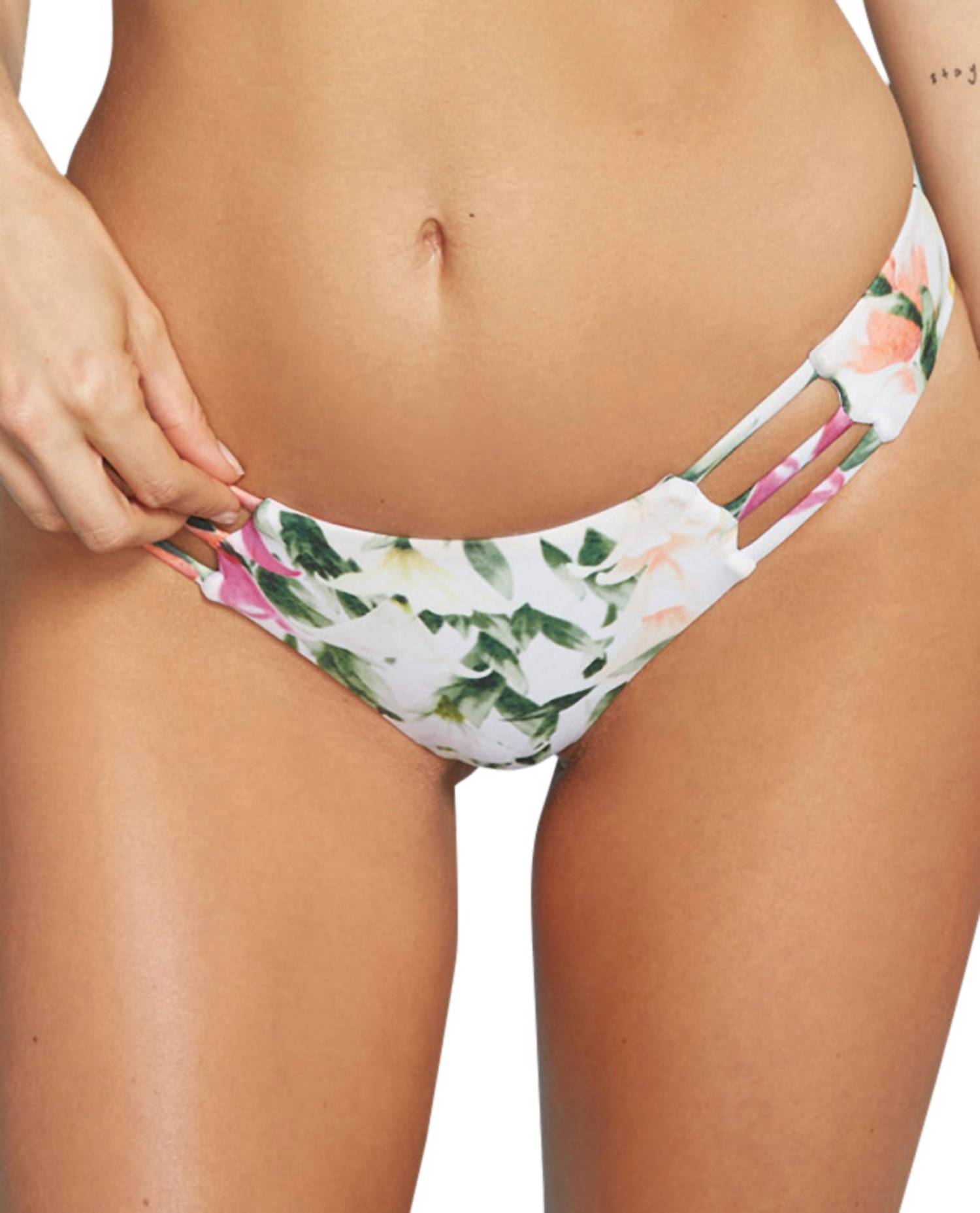 

Бюстгальтер-бикини Strappy Thong в Sfs Lei Stand Stone Fox Swim