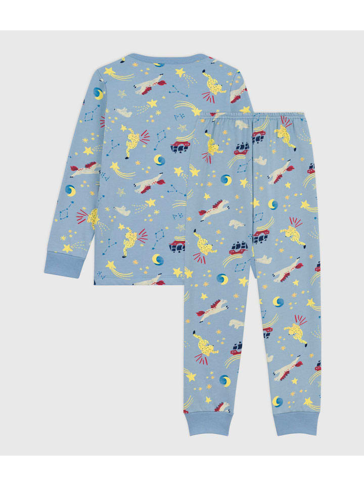 PETIT BATEAU Светло-голубая пижама — фото 2