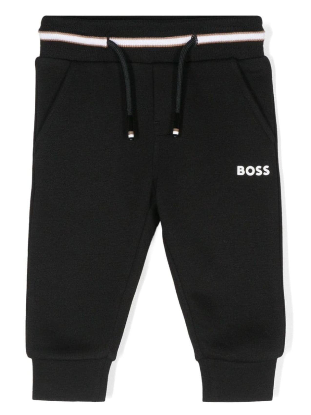 

BOSS Kidswear спортивные брюки с логотипом, черный